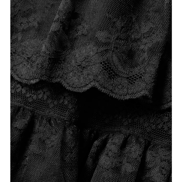 Doen Oralie Tiered Ramie And Lace Mini Dress - Picture 3 of 8